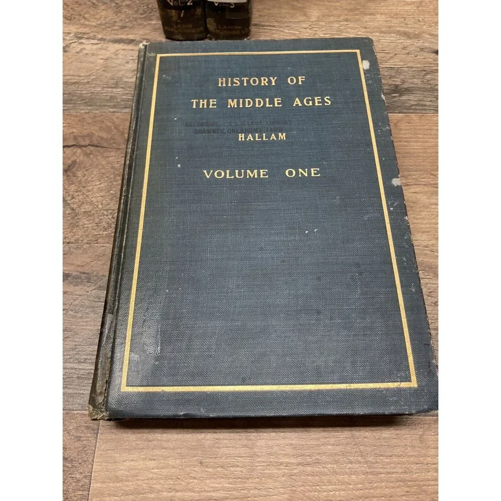 1900 History Of The Middle Ages‎ Vols. 1-3 Set by Henry Hallam - Rare
